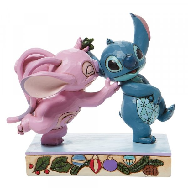 Disney Traditions - Stitch and Angel with Mistletoe