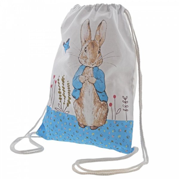 Peter Rabbit Drawstring Bag Enesco licensed giftware wholesale