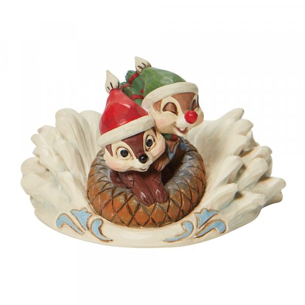 Disney Traditions - Chip & Dale Sledding Figurine