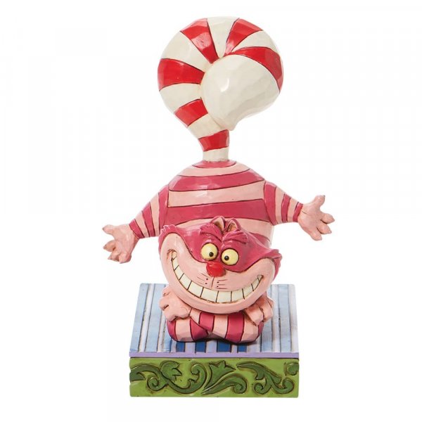 Christmas Cheshire Cat Figurine
