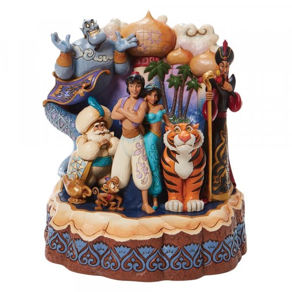 Disney Traditions - Aladdin Carved by Heart Figurine