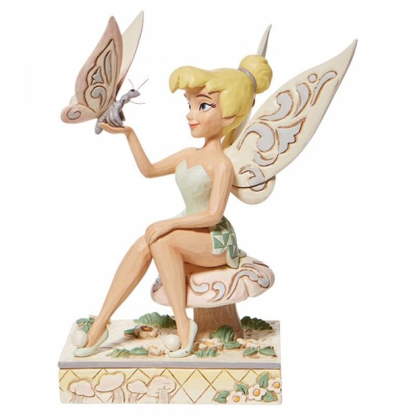 Disney Traditions - White Woodland Tinkerbell Figurine