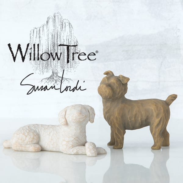 Angel of Friendship Puppy Dog Willow Tree Figurine Susan Lordi Demdaco 26011 New
